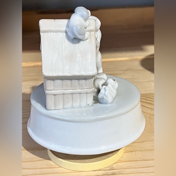 Vintage Labrador Dog and Puppies Music box by Summit - Picture 3 of 11